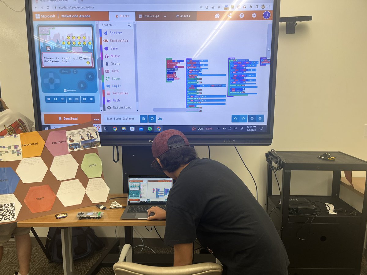 Today I watched students shine as they presented their learning. Summer STEAM experience is the highlight of my career. Real learning happens here! <a href="/APS_TLN/">APS_TLN</a> <a href="/ABQschools/">Albuquerque Public Schools</a> <a href="/OpenWayLearning/">openwaylearning</a> <a href="/cabq/">City of Albuquerque</a> #ProudTeacher #PBL #coding #robotics #outdoorlearning