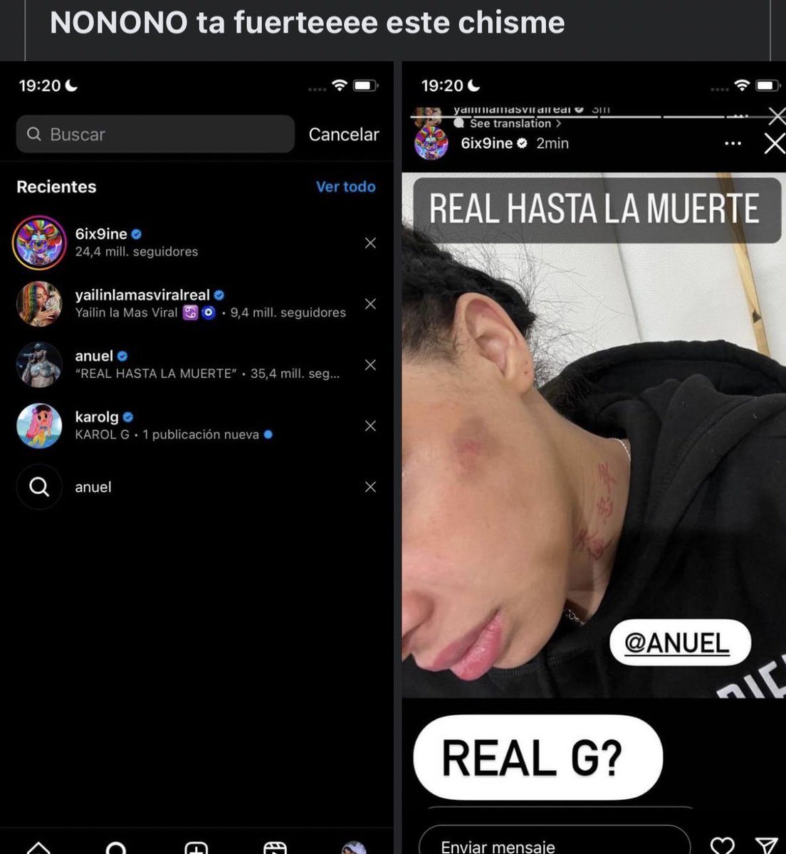 love_rg25's tweet photo. No viene al temaaaa pero que piensan de estooo??? 😂😂 
#YailinLaMasViral #Anuel #parati https://t.co/J0mz8vRase