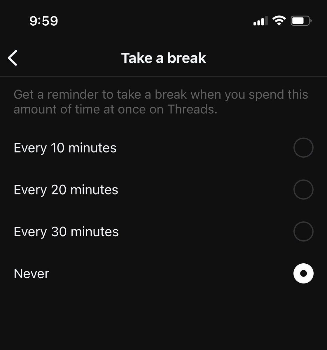 Downloaded Threads. Some of y’all need this feature!