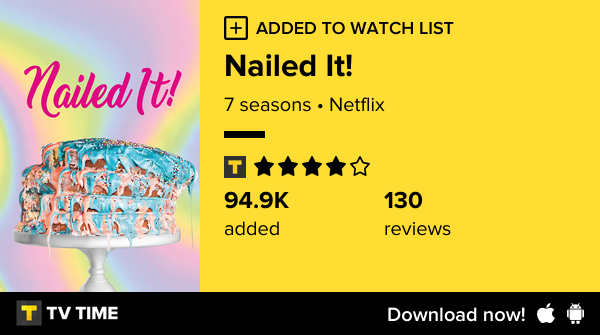 CycloneIron's tweet image. I've just started following Nailed It! tvtime.com/r/2SEXm #tvtime