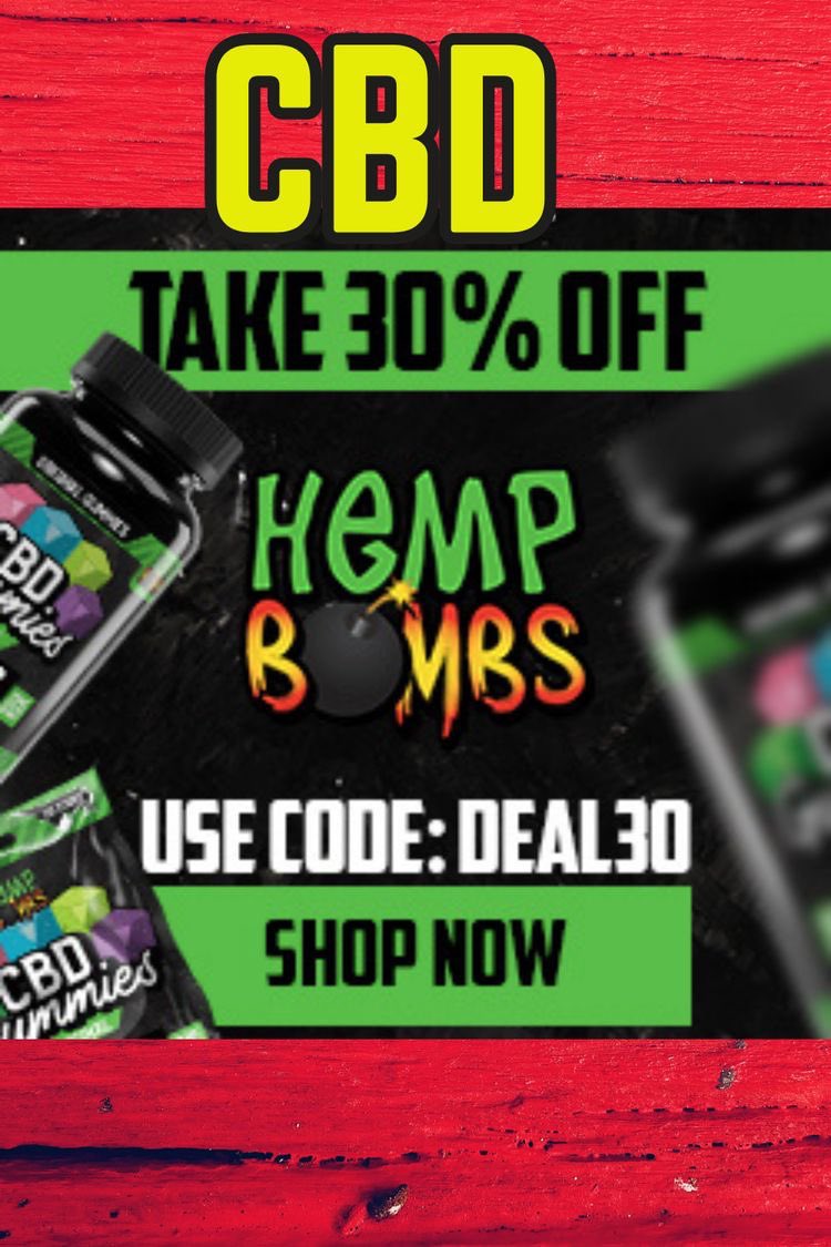 Hemp Bombs CBD 30% OFF!
clicks.trackcb.com/SH2CT
#cbd #cbdoil #CBDlife #cbdisolate #cbdcures #cbdvape #cbdlove #cbdcrystals #cbdheals #cbdsalve #CBDhealth #cbdedibles #cbdinfused #cbdcrystal #cbdtincture #cbdhemp #cbdvapeoil #cbdrawaday #cbdcommunity #cbdwater #cbdforthepeople