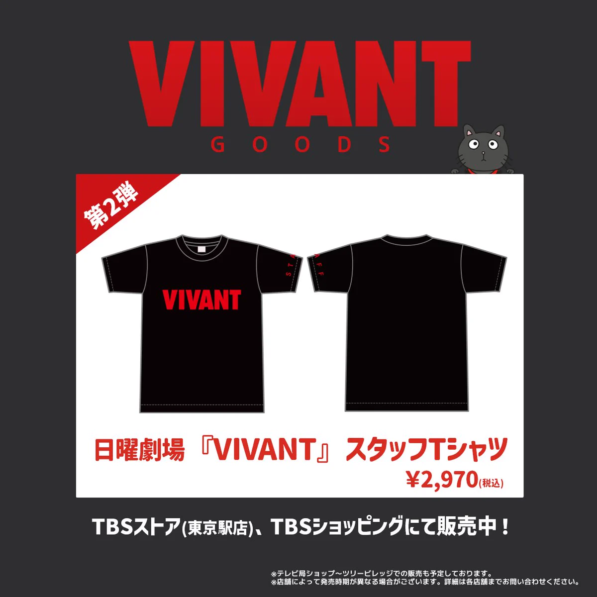 日曜劇場 VIVANT スタッフ Tシャツ Lサイズ F0ZxQ5-aYAIyCEB?format=webp&
