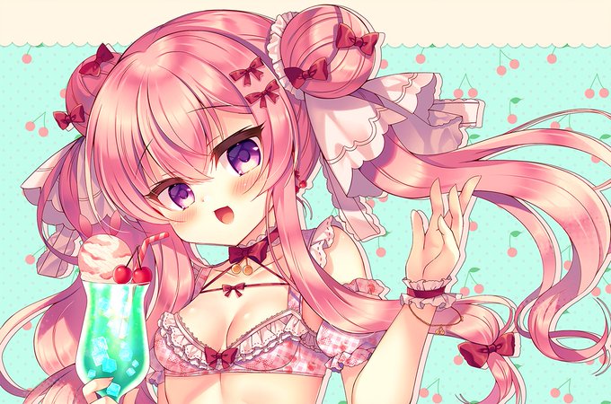 リリアちゃんとクリームソーダ🐰🍈💕 