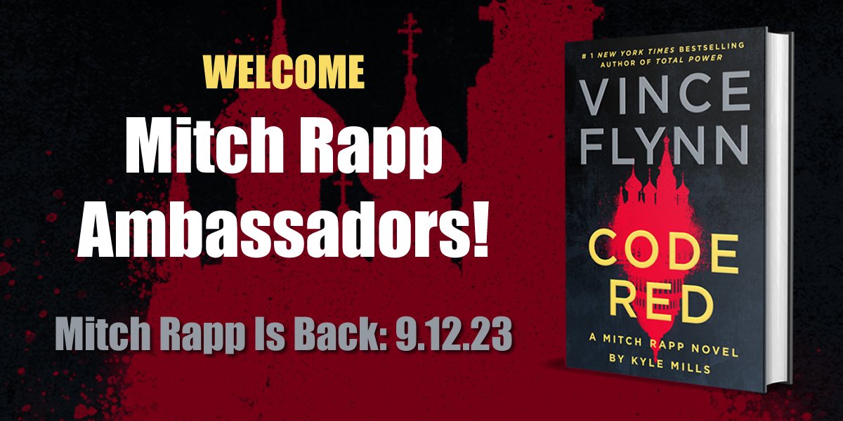 VinceFlynncom's tweet image. 🧵Congrats to new &amp;amp; returning members of an elite group: Mitch Rapp Ambassadors.

You know your mission.

If you haven't applied to be an Ambassador, do so here: vinceflynn.com/mitch-ambassad….

Preorder CODE RED: vinceflynn.com/code-red