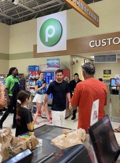 They spotted Messi at Publix last night 

He's officially a Florida Man