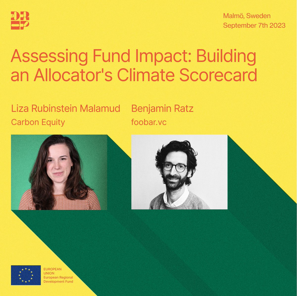 The Drop (@thedropconf) on Twitter photo 🔔 Get ready for a power-packed Ripple on assessing climate impact performance in the VC/PE landscape.
Climate impact due diligence gurus <a href="/LizaRubinstein/">Liza Rubinstein Malamud</a> from <a href="/carbonequity_/">Carbon Equity</a> & <a href="/benjaminratz/">Benjamin Ratz</a> from foobar.vc, co-hosting. 💪
Read more: tinyurl.com/3udecvbs 🔔 Get ready for a power-packed Ripple on assessing climate impact performance in the VC/PE landscape.
Climate impact due diligence gurus <a href="/LizaRubinstein/">Liza Rubinstein Malamud</a> from <a href="/carbonequity_/">Carbon Equity</a> & <a href="/benjaminratz/">Benjamin Ratz</a> from foobar.vc, co-hosting. 💪
Read more: tinyurl.com/3udecvbs