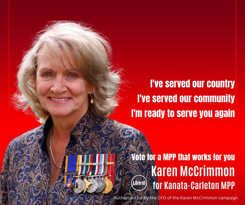 karenmccrimmon's tweet image. Make your vote count.  Vote for the only candidate with experience.  Vote Karen McCrimmon on July 27.  karenmccrimmon.ca