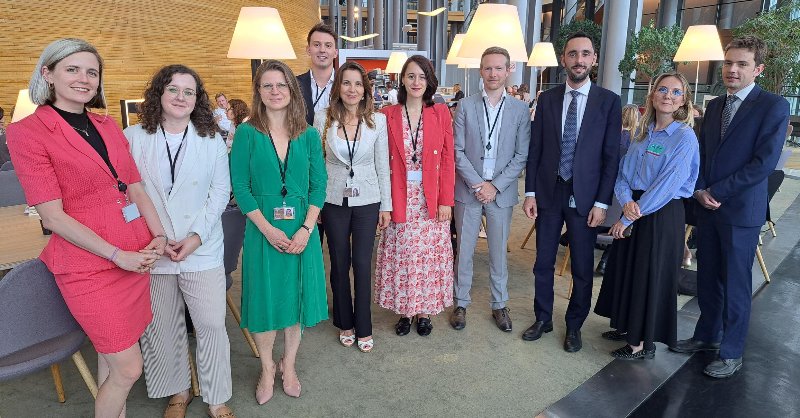 AmChamEU's tweet photo. We’re back from another productive trip to the @Europarl_EN in Strasbourg! 💡

While there, we discussed how to foster an attractive ecosystem for life sciences innovation throughout the EU ⚕️

Here's how we can boost Europe's attractiveness for healthcare https://t.co/P4qqSo14jx