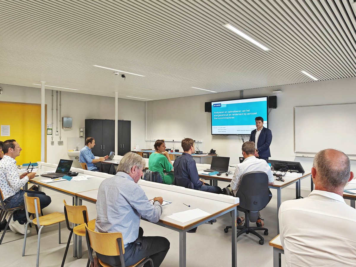 NewMatProPoliS's tweet photo. Our master students Polymer Processing defended their master thesis yesterday! An exciting day for the students to show the results of their hard work of the past year to an audience of both industrial and academic jury members. We wish you all the best in your future career! https://t.co/6HD1Q1s9uu