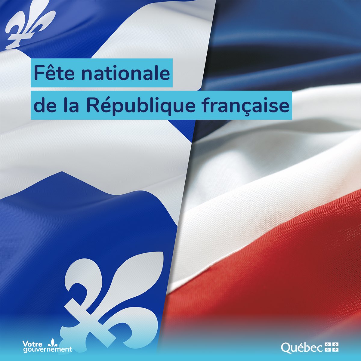 MRIF_Quebec's tweet photo. Bonne fête nationale à nos amis et partenaires français. En plus de la langue française, nous partageons des valeurs communes qui forment la base de nos riches relations. Continuons d’échanger et de créer, ensemble, pour le bien de nos nations. 🫶🇫🇷 #FrQc #14juillet @Quebec_FR https://t.co/gDnBNbIcFW