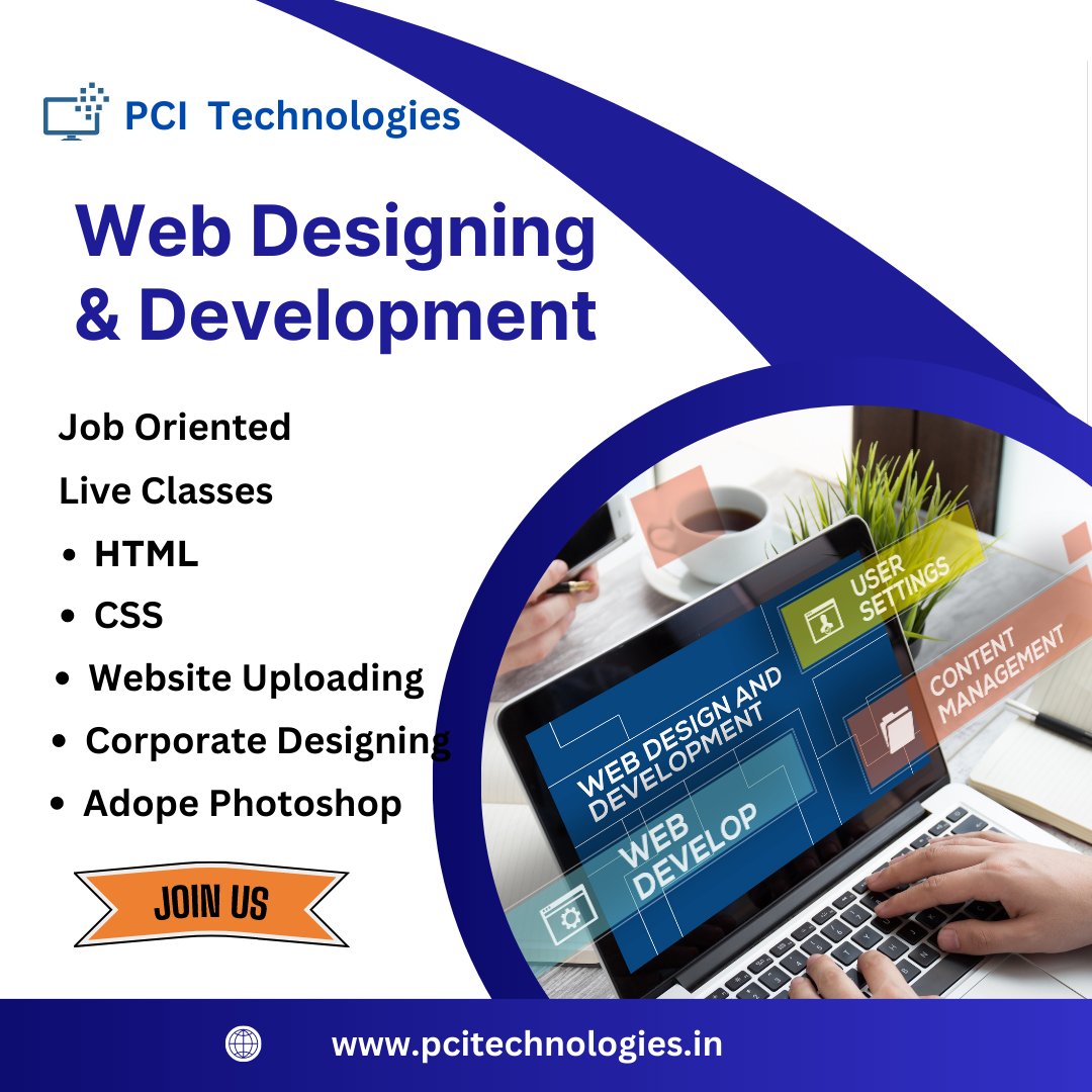 pci_institute's tweet image. The art &amp;amp; process of building a website that may contain single page or multiple pages.

Course Detail :
HTML
CSS
Adobe Photoshop
Website Uploading
Corporate Designing

 #webdesigner #webdesigning #pavitracomputerinstitute #createwebsite #learnwebdesign 
Call us 99902 21981