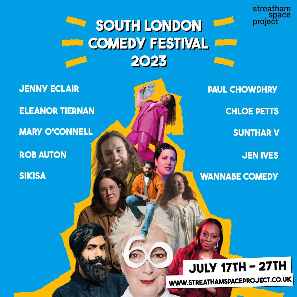 MY STREATHAM (@mystreatham) on Twitter photo The South London Comedy Festival is coming to Streatham Space Project, July 17th-27th! Packed with top-notch talent, including <a href="/jennyeclair/">Jenny Eclair</a>, <a href="/paulchowdhry/">Paul Chowdhry</a> <a href="/sikisacomedy/">Sikisa Comedy</a> <a href="/ChloePetts/">Chloe Petts</a> & more. Full lineup and tickets here: bit.ly/3XV74Av #comedy #standup #streatham #london The South London Comedy Festival is coming to Streatham Space Project, July 17th-27th! Packed with top-notch talent, including <a href="/jennyeclair/">Jenny Eclair</a>, <a href="/paulchowdhry/">Paul Chowdhry</a> <a href="/sikisacomedy/">Sikisa Comedy</a> <a href="/ChloePetts/">Chloe Petts</a> & more. Full lineup and tickets here: bit.ly/3XV74Av #comedy #standup #streatham #london