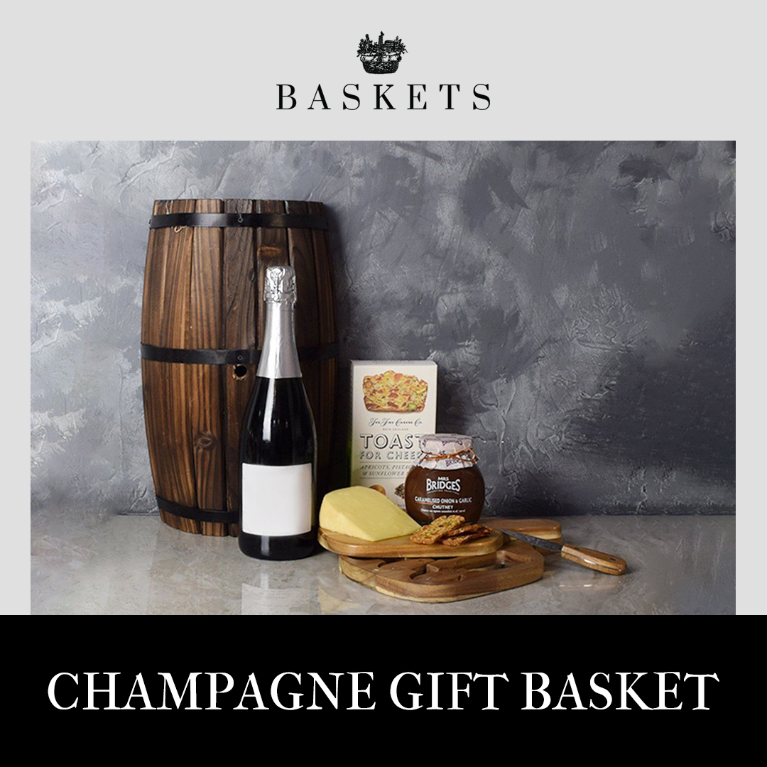 Pop bottles and set the tone of the event by getting a champagne gift basket for your next celebration!
  For more: tinyurl.com/5t42tn86 
#ChampagneLovers #ToastToTheGoodLife #LuxuryGifts #ChampagneTime #CheersToYou