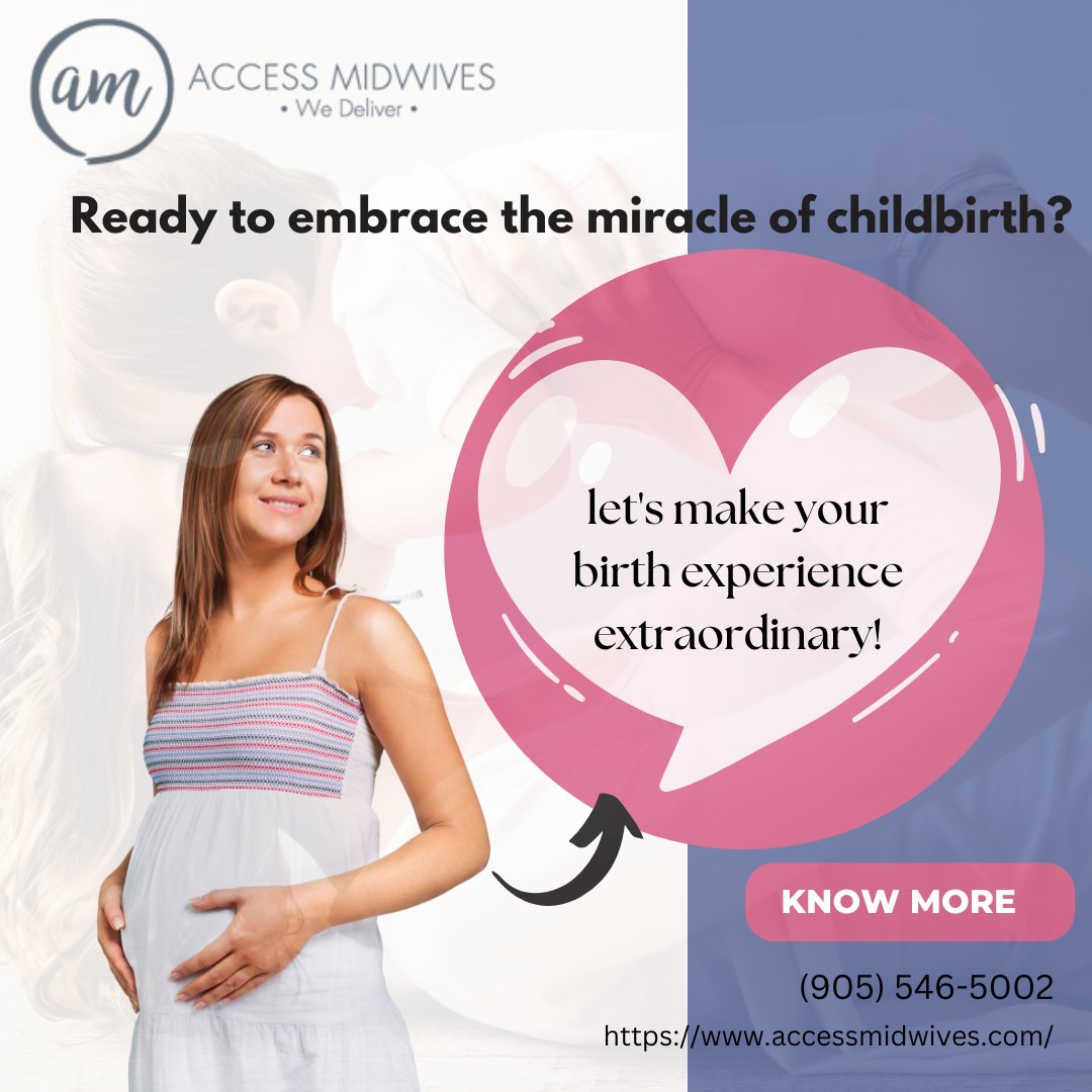 accessmidwives's tweet photo. Ready to embrace the miracle of childbirth? Access Midwives is here to provide exceptional care and support on your journey. From prenatal check-ups to delivery, our team of expert midwives ensures your safety.

#AccessMidwives #Midwife #HamiltonMidwives #Midwifery #HamOnt https://t.co/u5x1QZAFor