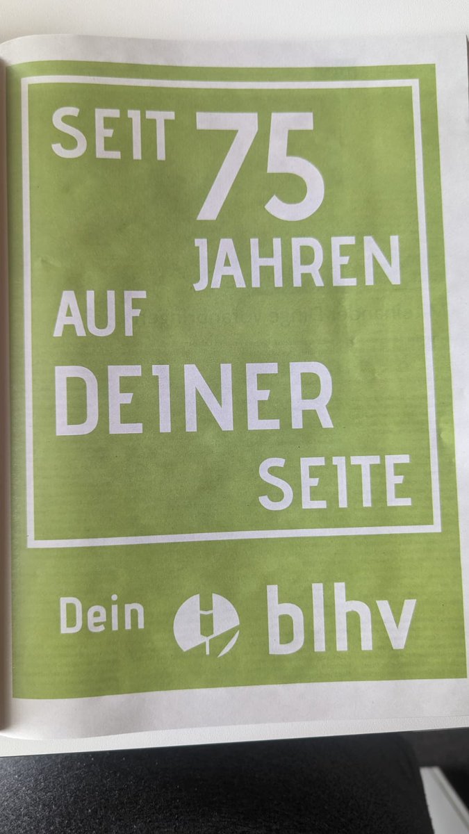 Die Badische Bauern Zeitung wird 75. Seit 75 Jahren Seiten, auf die man sich verlassen kann. Darauf kann man stolz sein!