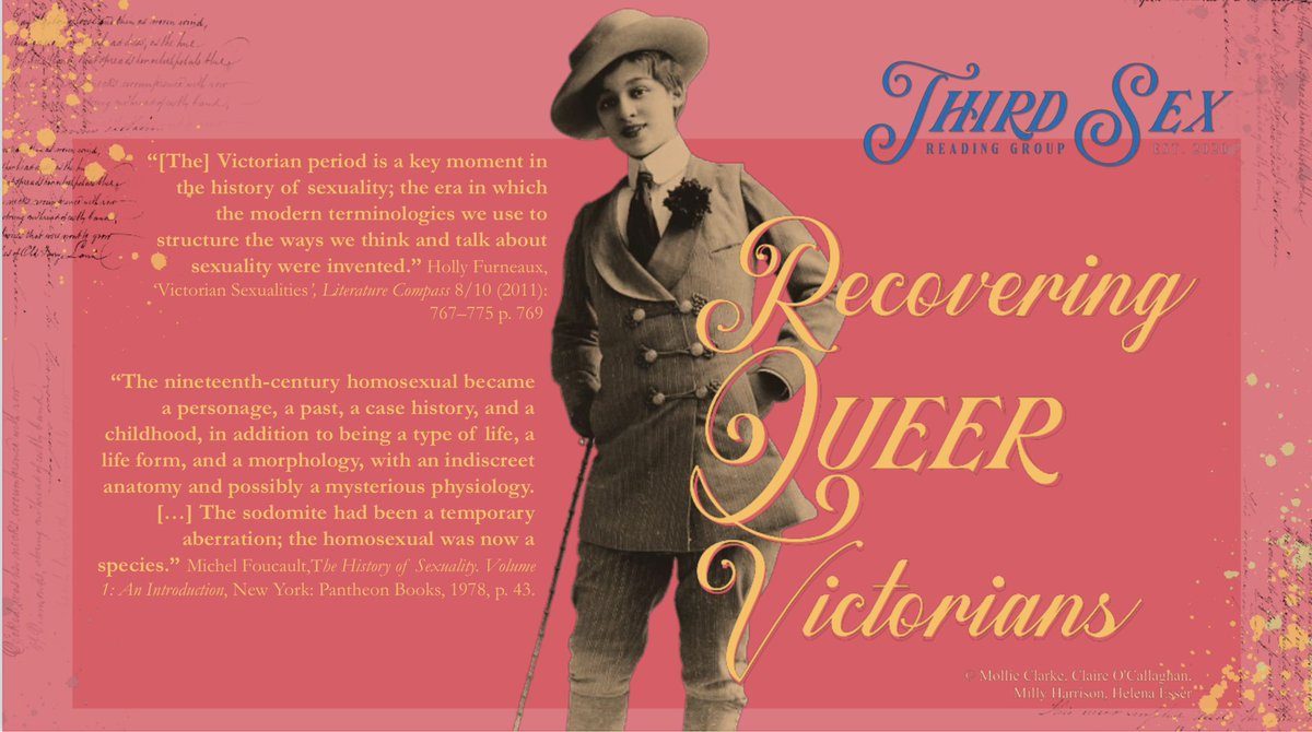 It’s almost time for our Reading Group session at #VPFAHiddenHistories! This afternoon, we’re discussing the joys and challenges we encounter while recovering victorian queer histories through research. Join us at 14:00 (BST) online or in Teaching Room 7!