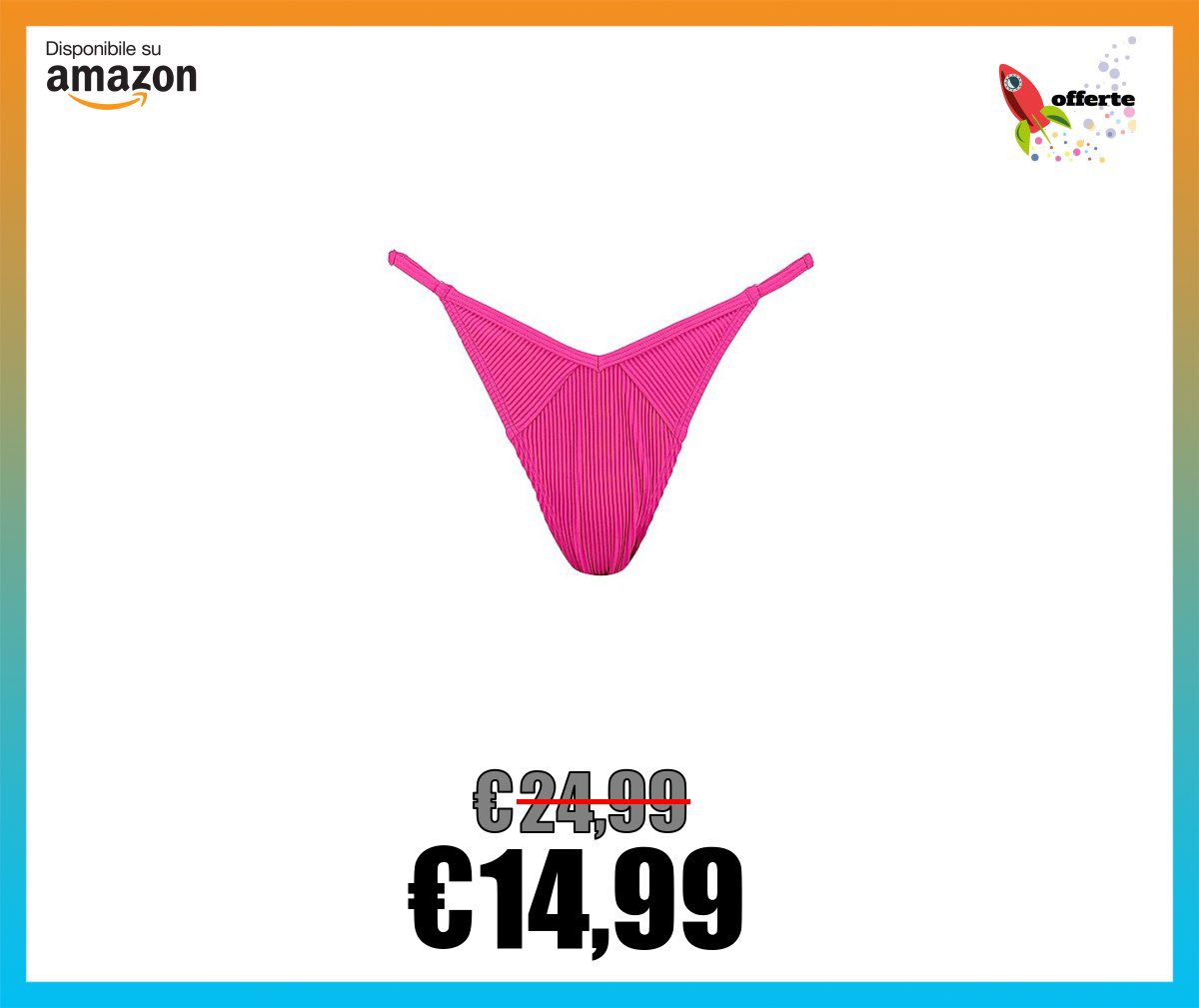 DailyOfferte's tweet photo. ⁣👉 https://t.co/KFv4gpLD7Q 👈
👗 PUMA Tanga A A Costine Bikini Bottoms Donna

💥 Lo paghi 14,99€
❌ Invece di 24,99€
💰 Sconto del 40% https://t.co/O8tUQdgJg7