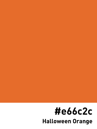 CodesColor's tweet image. #e66c2c #halloweenorange.jpg
