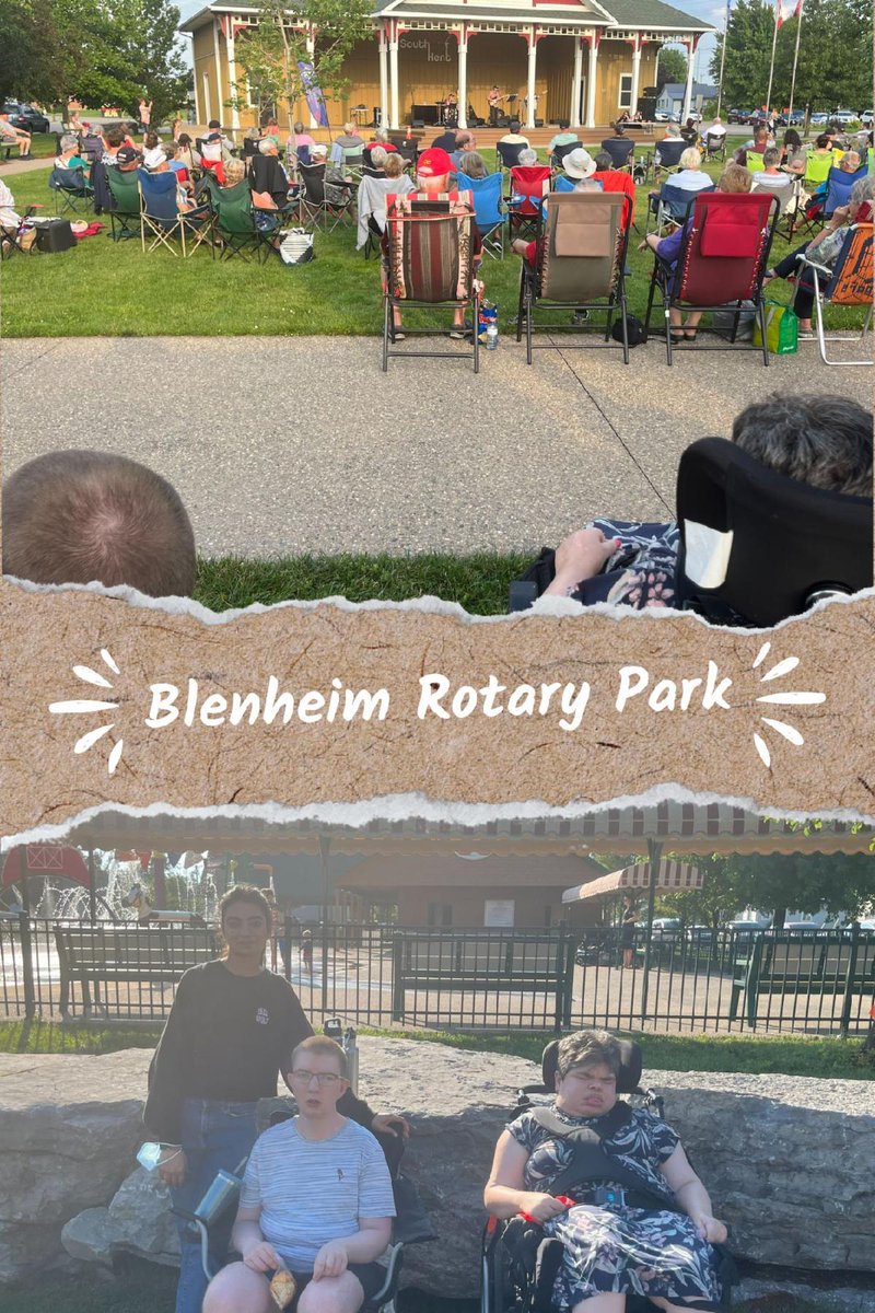 CommLivingCK's tweet photo. Randy, Christine, and DSP's had a great time enjoying the music at the Blenheim Rotary Park! https://t.co/sR9UY5isiv https://t.co/vWFp9AzIz2
