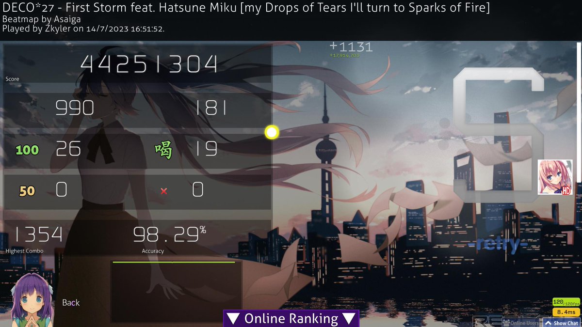 I GOT MY FIRST 400 HOLY SHIT 413PP!!!!!!