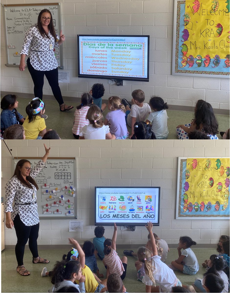 Spanish with Señora Gyorfi - Kindergarten Readiness Academy <a href="/EBPublicSchools/">East Brunswick Public Schools</a>