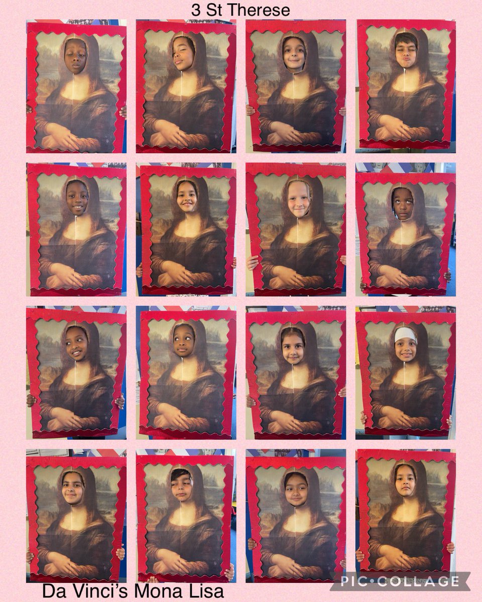 StClaresVoice's tweet photo. Da Vinciβs Mona Lisa Selfie!!! #3ST #monalisa #selfie #bastilleday https://t.co/hjKxuF6u4y