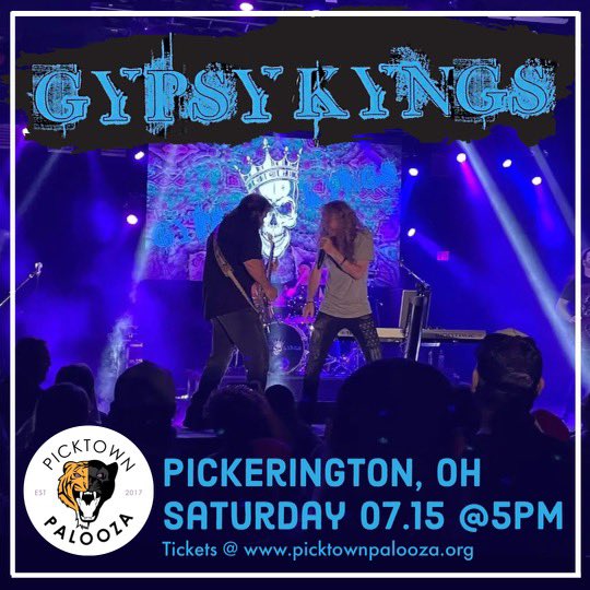 Tomorrow night, July 15th don’t miss <a href="/gypsykyngsband/">Gypsy Kyngs</a> on the <a href="/Qfm963/">Qfm96: 96.3 WLVQ-FM</a> stage at <a href="/PicktownPalooza/">Picktown Palooza</a> opening for Lynch Mob and Jackyl! Visit picktownpalooza.org for complete event details! Gates at 2:00pm and the party starts at 5:00pm, we’d love to see ya!