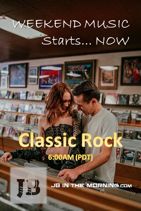 JBITMOfficial's tweet photo. TGIFlipFlopFriday Morning with JB. Let The Weekend Begin. 6:00am to 8:00am (PDT) Find a station https://t.co/084mj36Hdm #JBInTheMorning #BonJovi #TheClash #Montrose #DavidBowie #MoreRockLessTalk https://t.co/U3yH2RU4xn