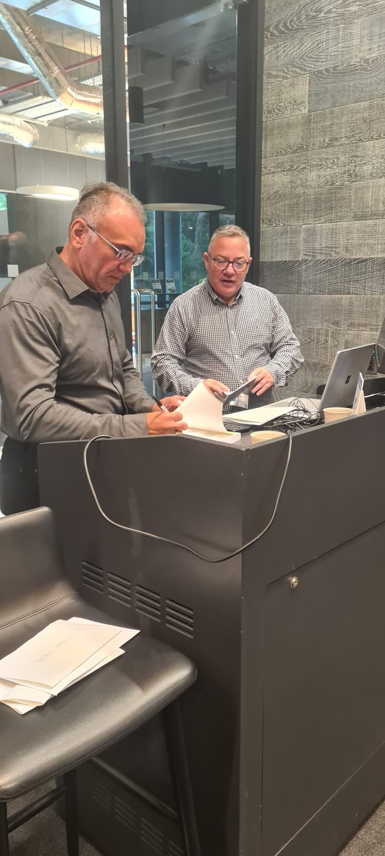 Signing some books today at Microsoft Ireland with <a href="/azureandbeyond/">Tom Janetscheck</a> after our presentation.