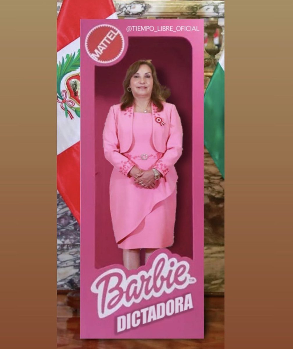 RT @OllieVargas79: Someone made a 'Dictator Barbie' and it's Peru's unelected US-backed President Dina Boluarte. https://t.co/0apAyiIh6a