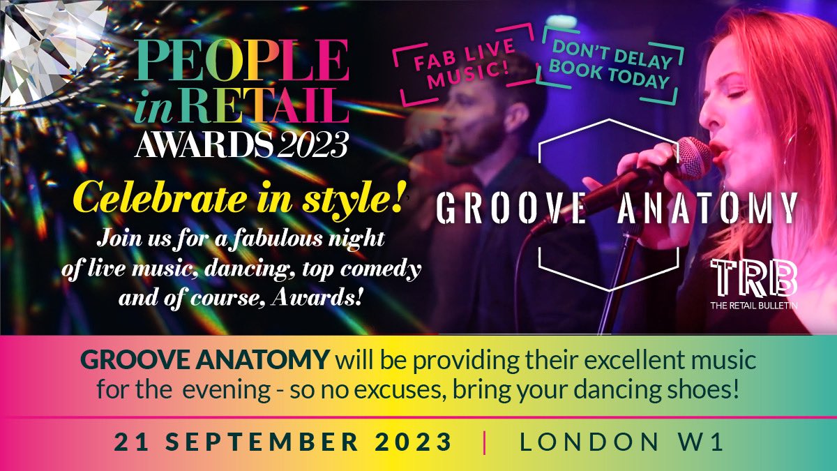 RetailBulletin's tweet photo. What a great week it’s been! Congratulations to everyone who made the #PeopleinRetailAwards 2023 shortlist 🏆💛🎉
Excitement is now building for our Glittering Awards Ceremony in London’s Mayfair on 21st September.
Here’s all you need to know
🔗 https://t.co/Z4V5izCoTH #PiRA23 https://t.co/J8Ct8MaqSh