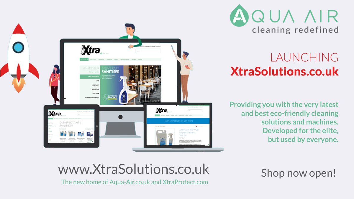 odourdoctor's tweet photo. @AquaAirLtd1 
The Xtra Range is now Open for Business!
https://t.co/wzRAvLEU2M
#cleaningredefined #madeinyorkshire https://t.co/DsZjvdYCSO