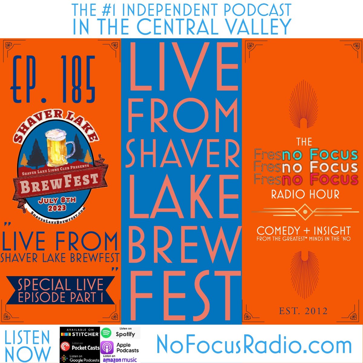 Nofocusradio's tweet photo. The 'no Focus Radio Hour Ep 185: "Live from Shaver Lake Brewfest." Part 1

------------
Tags:
#fresno #clovis #podcast #podcastersofinstagram #fresnoradio #centralvalley #radio #shaverlake #shaver #brewfest #shaverlakebrewfest https://t.co/LgwDJY93CG