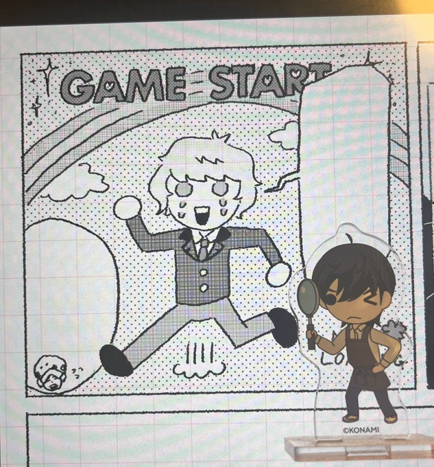 風真のアクスタ参考に描いたけど、めちゃくちゃ可愛いかもちれん...(風真のアクスタ持ってるんだ...笑) 