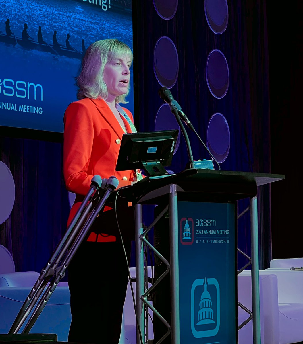 aossm1972's tweet image. Course Chairs @RobinWestMD and Stephen Brockmeier MD kick off day 2 of #AOSSM2023