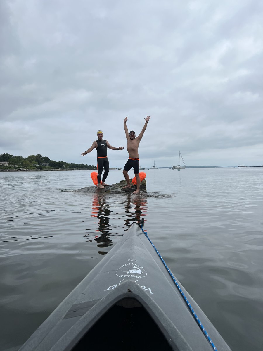 Tomorrow I swim two miles in honor of all @SaveTheBayRI does for education and the health of our bay. I am awful at asking for money. Please consider supporting this amazing organization via my swim!!! Swim.savebay.org/site/TR/Swim/G…