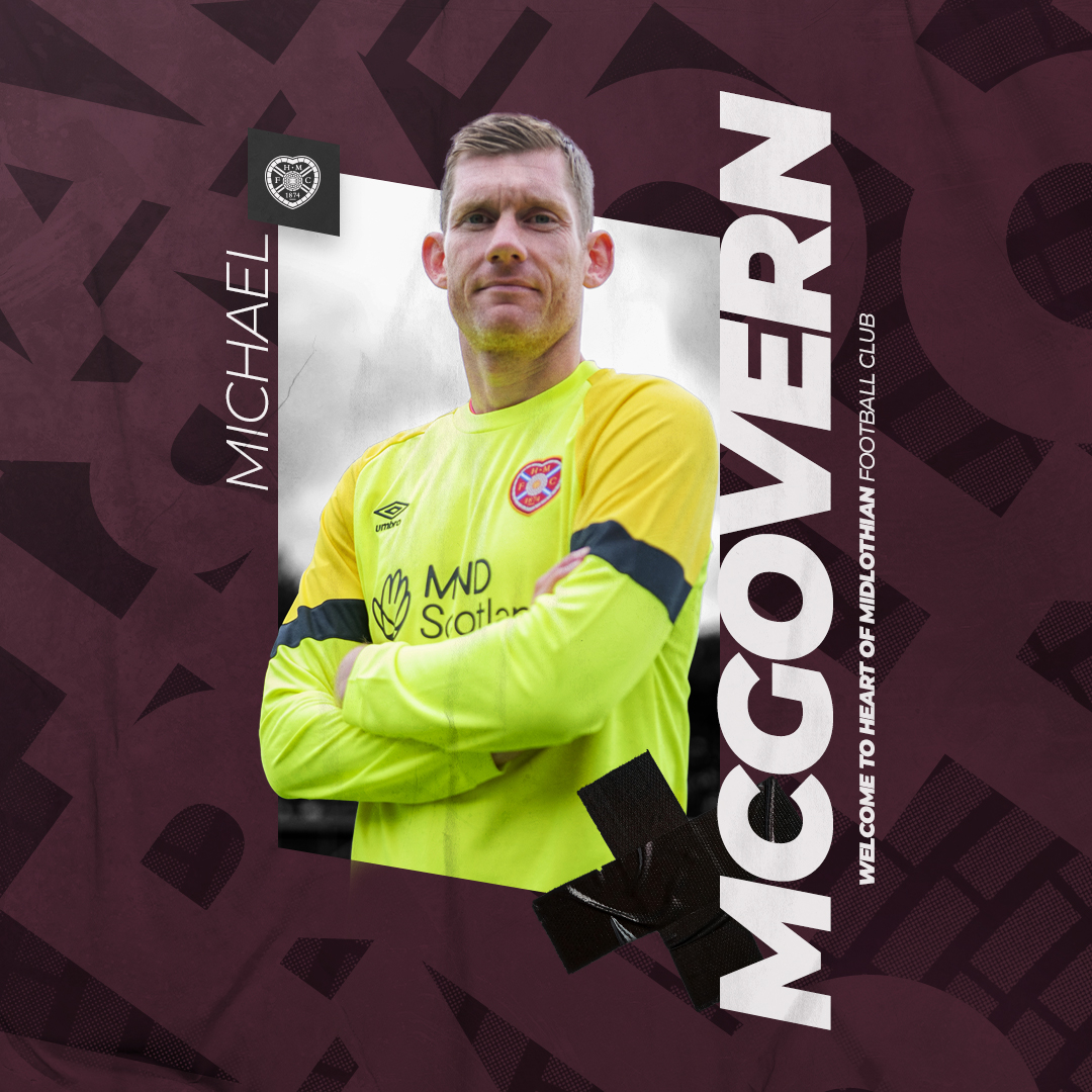✍️ 𝐌𝐂𝐆𝐎𝐕𝐄𝐑𝐍 𝐉𝐎𝐈𝐍𝐒 𝐉𝐀𝐌𝐁𝐎𝐒

🤝 Heart of Midlothian have completed the signing of Northern Ireland international goalkeeper Michael McGovern, subject to international clearance.

Welcome, <a href="/mcgov12/">Michael McGovern</a>! 👋

📖➡️ rb.gy/cbvi7
