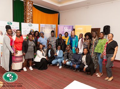 merryant15's tweet photo. 🌍 Join us at the GIMAC AU-RECs Coordination Meeting on Gender Mainstreaming in the African Union! Celebrating 20 years of impactful advocacy work, we're breaking trade barriers for African women and youth under the AfCFTA. https://t.co/v01QaSrAFj