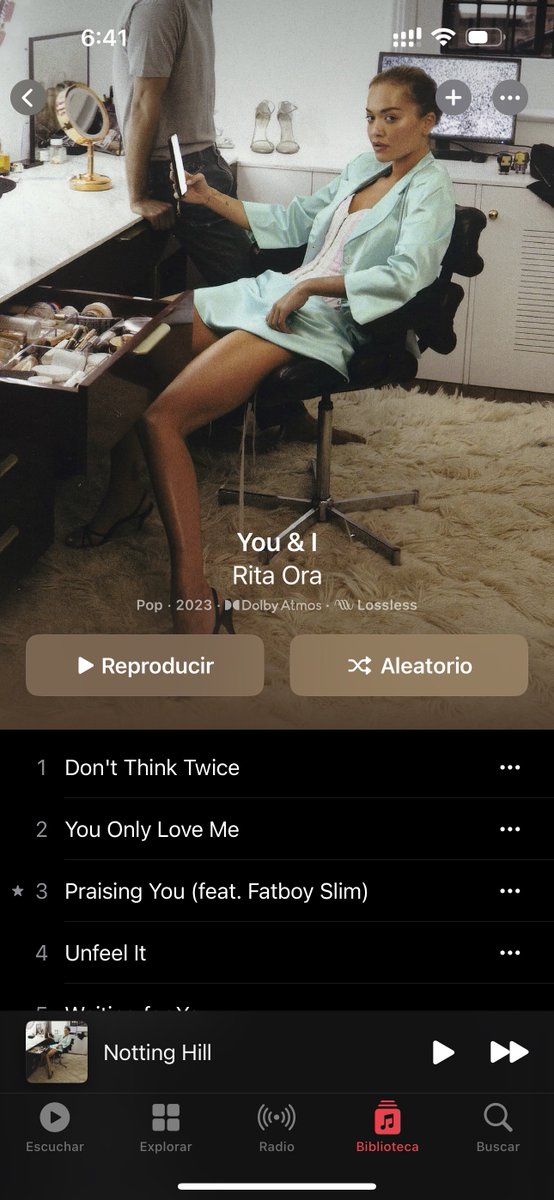 Finalmente en Mexico You &amp; I is out!! 
So proud of you <a href="/RitaOra/">Rita Ora</a> 
I feel each song 🥹❤️ your music always arrives at the precise moment in my life when I need it