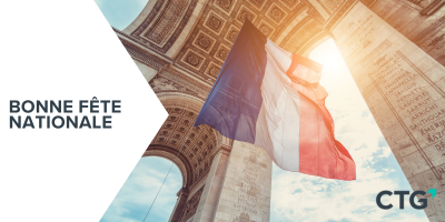 Toute l'équipe de CTG vous souhaite une bonne fête nationale ! 🎇 ❤️ 💙 🇫🇷  #fetenationale #14juillet #France