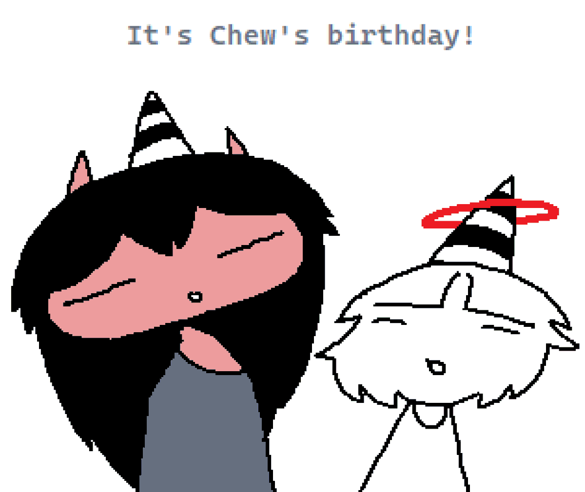 ChewChewer's tweet image. Today is my birthday.