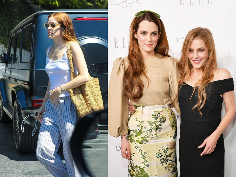 todayentertainn's tweet photo. Riley Keough was seen for the first time since it was revealed that her mother, Lisa Marie Presley, died from a bowel obstruction. The 34-year-old actress was spotted running errands in Los Angeles on the same day that the coroner's report was released.

https://t.co/KwaTSuaZny https://t.co/fuOVEKZB8L