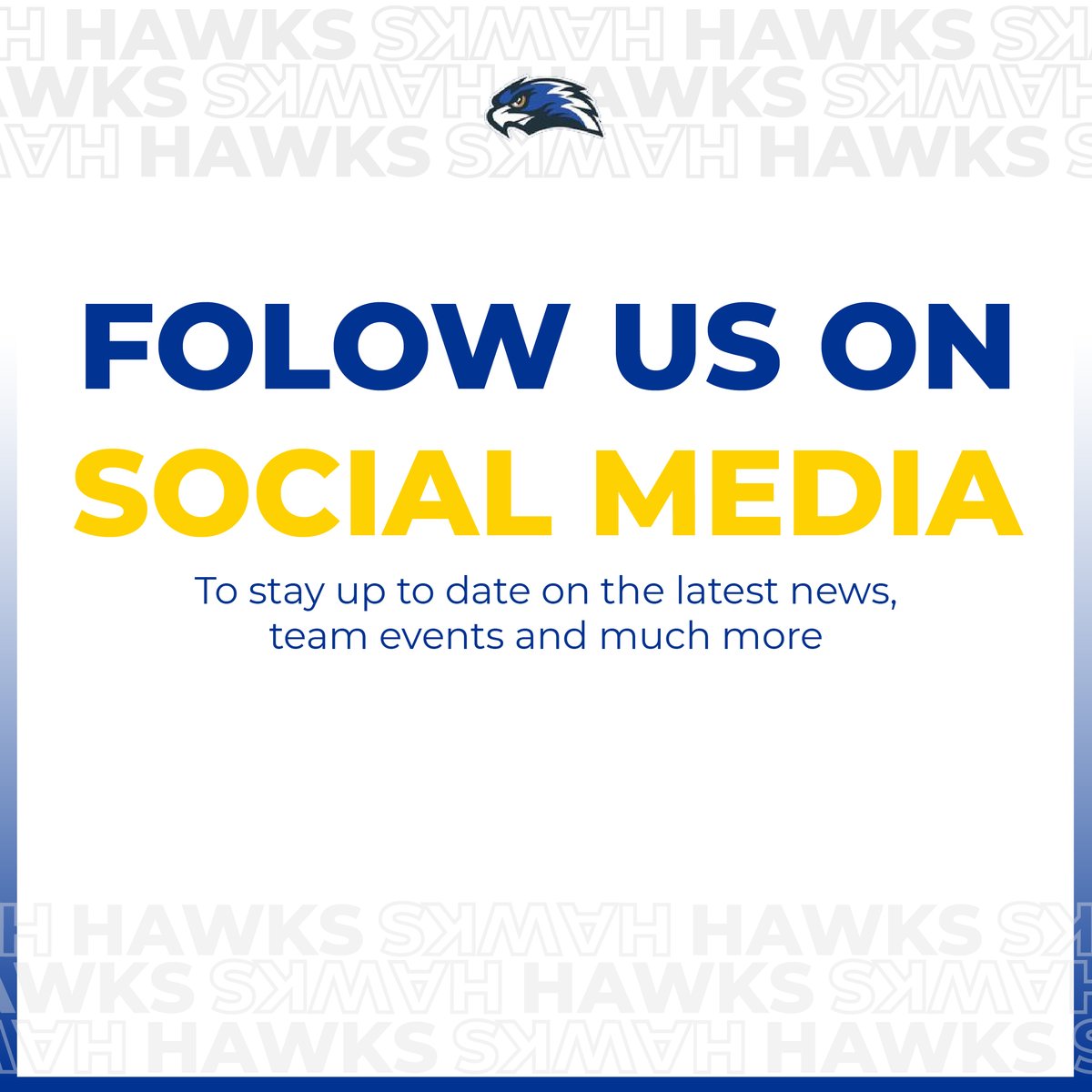 hudfbl_'s tweet photo. Stay in the loop and never miss a moment of action by following us on social media! We’re bringing you exclusive content, game highlights, and behind the scenes access. Let’s make some noise together! 🔵🟡

#FollowTheNoise #HudUni #GoHawks

👉 Link in bio for all socials https://t.co/c9V5QQ6QmU