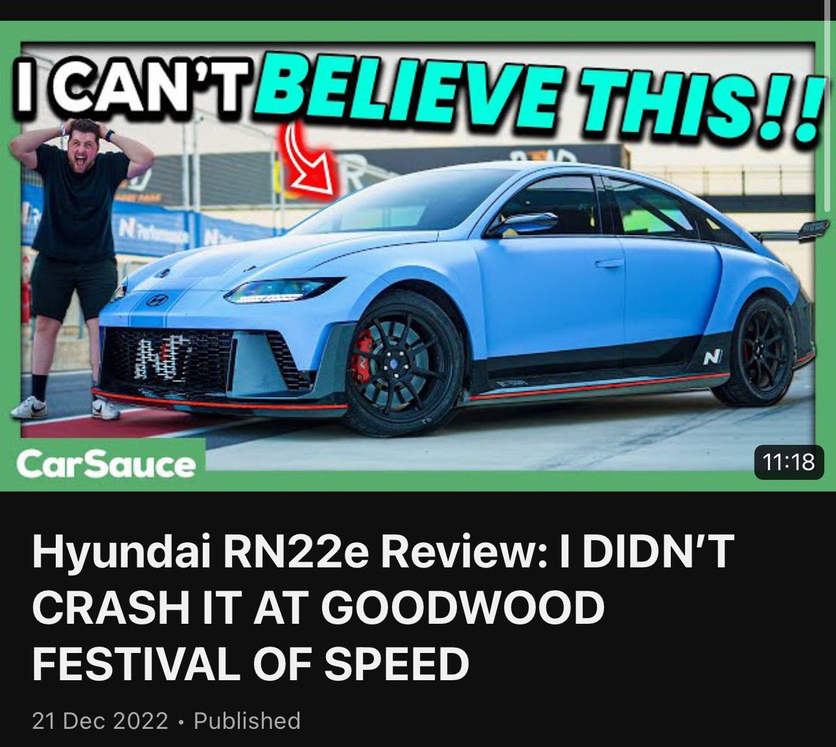 CarSauceAU's tweet photo. I decided to change the title of my #rn22e review to avoid any confusion 🤣
I can confirm I WAS NOT at #GoodwoodFoS
https://t.co/Ki5uNsLpl7 https://t.co/ei7eKXjSHj