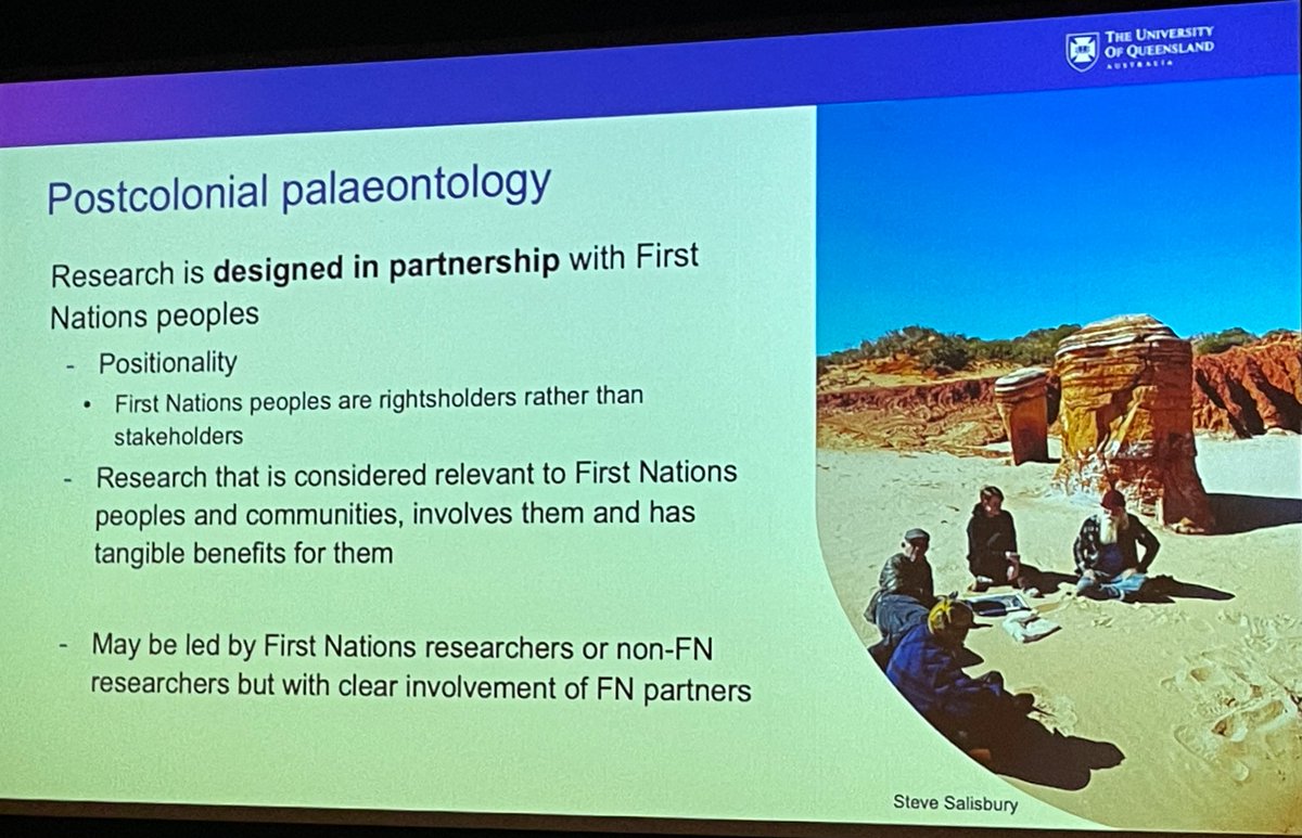 CLMensforth's tweet photo. A huge impact this #PDU3 was @implexidens’ plenary. Aside from the amazing science, Steve discussed how his team works with First Nations people &amp; orgs for best outcomes for all. An uncomfortable convo about how destructive western scientific methods can be. 1/2 https://t.co/mcH8pmci4A