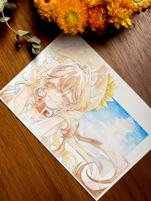 眩しい君と夏 リクエストありがとうございました!  #Skeb #Commission より