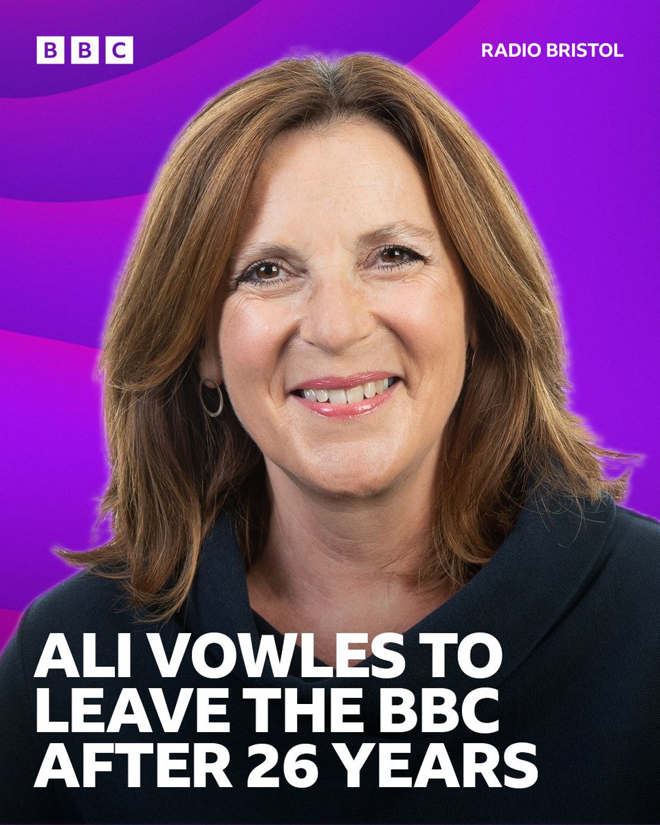 BBCRB's tweet photo. We’ll miss you Ali! ❤️

“I’ve been with you for the past 26 years and I have loved it. It really is one of the best jobs in the world“ - @AliRVowles ➡️ https://t.co/TNB6h3m0I3 https://t.co/CelvnTCJ5A