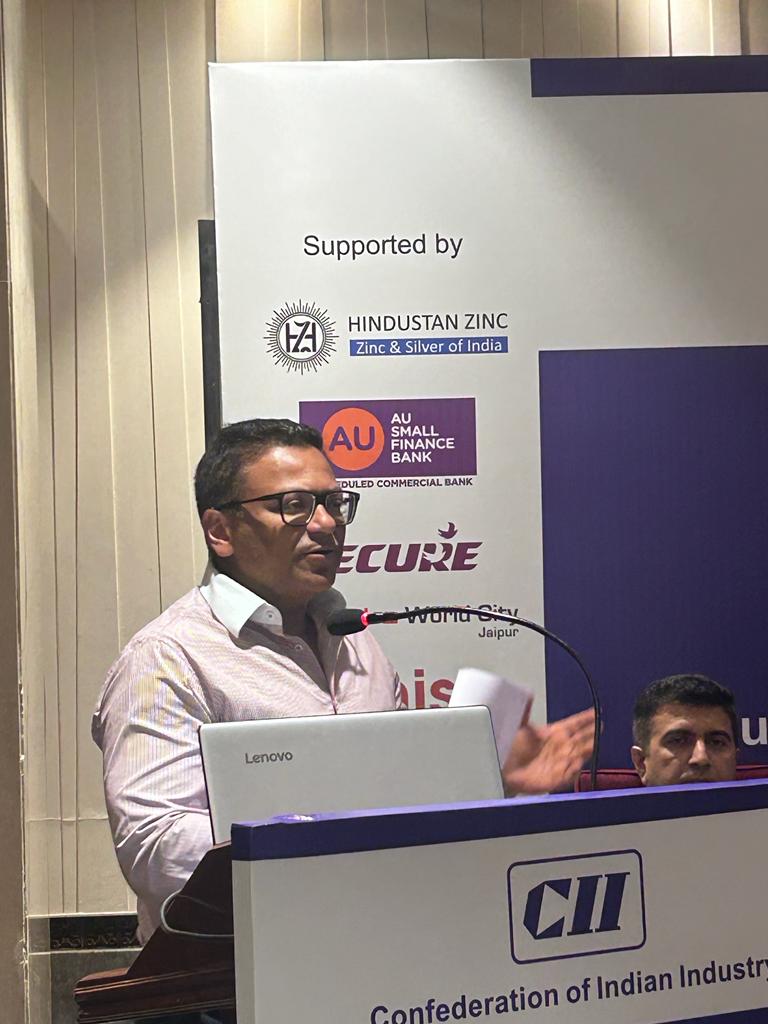 cii4nr's tweet photo. #MSMEs such as small mfrs,retailers &amp;kiranas are the backbone of India’s economy, accounting for almost 30% of GDP, 40% of the workforce&amp;40% of exports.~Kunal Bagla,Co-Convenor,Panel on #Startups, #Innovation &amp;IT &amp;Chair, CII Udaipur Zonal Council &amp; CEO, @ArcgateInc
#CII4NR (1/2) https://t.co/v0fLV1uwfW