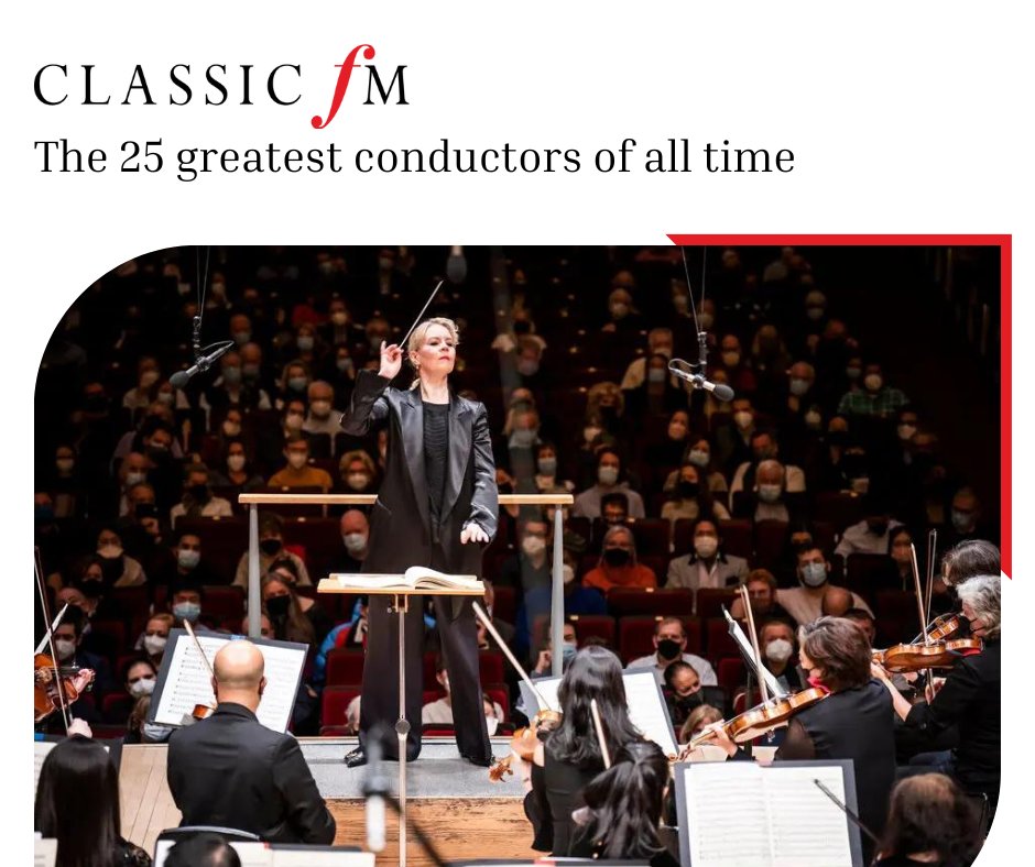 Thank you, @ClassicFM, for including me in your list of the 25 greatest conductors of all time! I'm honoured to be listed alongside so many brilliant artists.

Full list: classicfm.com/discover-music… 

Photo by Chris Singer.

#susannamalkki #malkkiconductor #classicfm #womenconductors