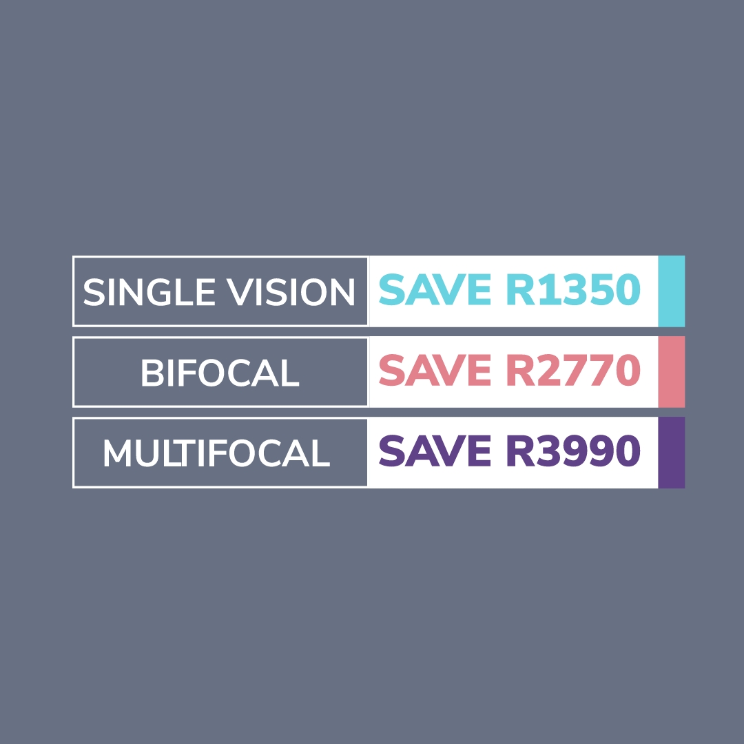 BaywestmallPE's tweet photo. Get a complete pair of glasses for you and FREE glasses for your child on #torgaoptical’s Buy 1 Get 1 Free this July!
Buy 1, Get 1 and save up to R1350! Offer available on single vision, bifocal and multifocal glasses and includes lenses!
Book now at Torga Optical Baywest Mall https://t.co/w2eGrVRVt4